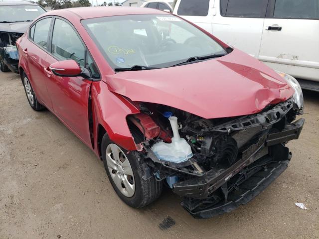KIA FORTE LX 2016 with VIN KNAFX4A64G5537500 - Photo from auction