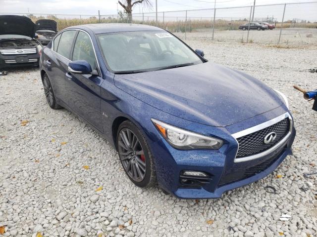 INFINITI Q50 RED SP 2017 with VIN JN1FV7AR8HM870085 - Photo from auction