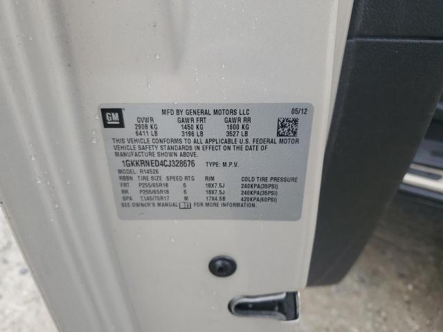 Photo 10 from auction – 2012 GMC ACADIA SLE with VIN 1GKKRNED4CJ328676