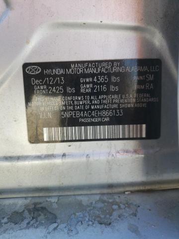 Photo 10 from auction – 2014 HYUNDAI SONATA GLS with VIN 5NPEB4AC4EH866133