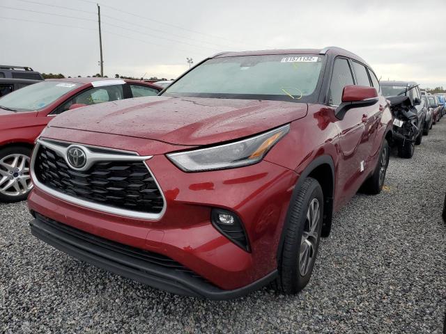 Photo 2 from auction – 2021 TOYOTA HIGHLANDER with VIN 5TDHZRBHXMS555749