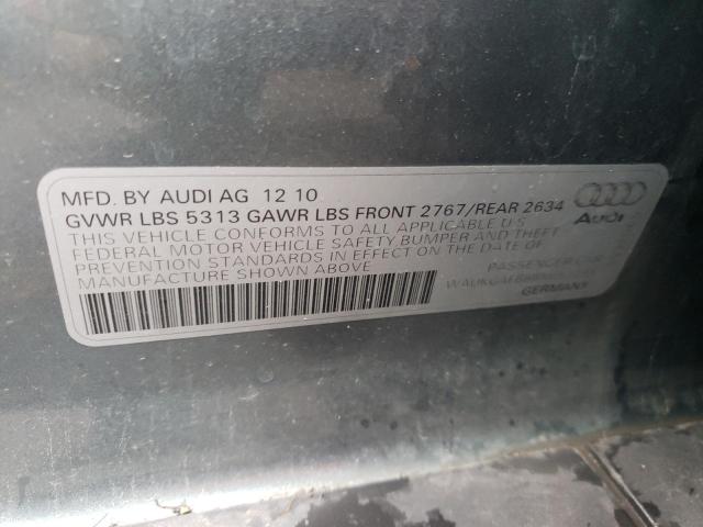 Photo 10 from auction – 2011 AUDI A6 PRESTIG with VIN WAUKGAFB8BN051235