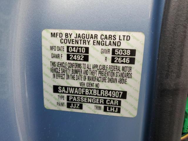 Photo 10 from auction – 2011 JAGUAR XF with VIN SAJWA0FBXBLR84907