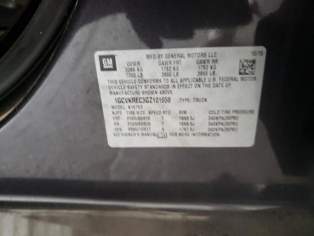 Photo 10 from auction – 2016 CHEVROLET SILVERADO with VIN 1GCVKREC3GZ101658