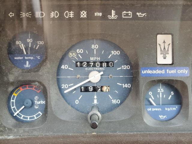 Photo 8 from auction – 1985 MASERATI BITURBO with VIN ZAMAL1109FB313167