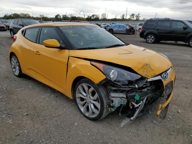 HYUNDAI VELOSTER 2015 with VIN KMHTC6AD9FU225393 - Photo from auction