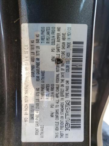 Photo 10 from auction – 2015 MAZDA 3 SPORT with VIN 3MZBM1U77FM157943