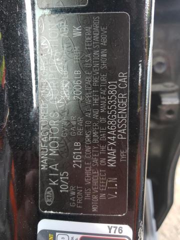 Photo 10 from auction – 2016 KIA FORTE LX with VIN KNAFX4A68G5535801