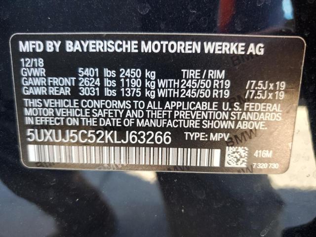 Photo 10 from auction – 2019 BMW X4 M40I with VIN 5UXUJ5C52KLJ63266