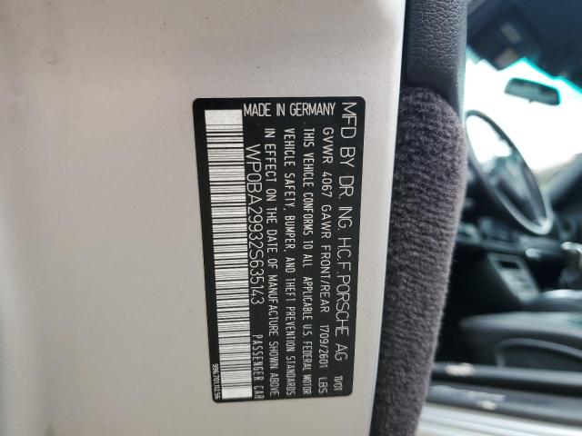 Photo 10 from auction – 2002 PORSCHE 911 TARGA with VIN WP0BA29932S635143