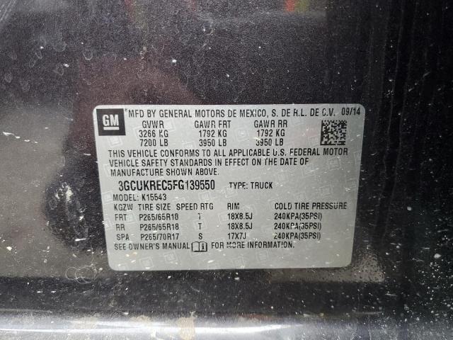 Photo 10 from auction – 2015 CHEVROLET SILVERADO with VIN 3GCUKREC5FG139550