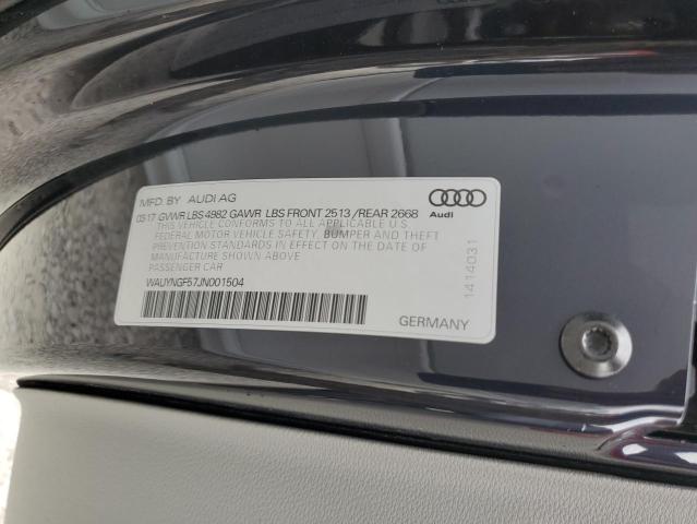 Photo 10 from auction – 2018 AUDI A5 PREMIUM with VIN WAUYNGF57JN001504