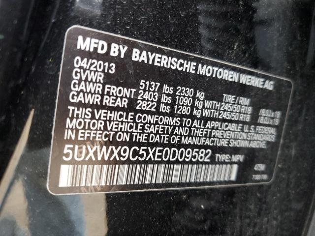 Photo 10 from auction – 2014 BMW X3 XDRIVE2 with VIN 5UXWX9C5XE0D09582