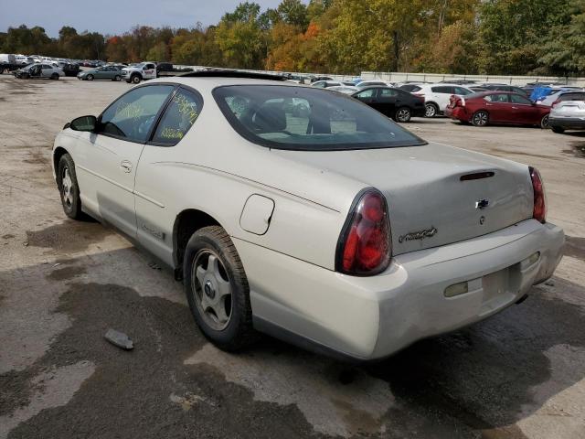 Photo 3 from auction – 2003 CHEVROLET MONTE CARL with VIN 2G1WW12E239317806