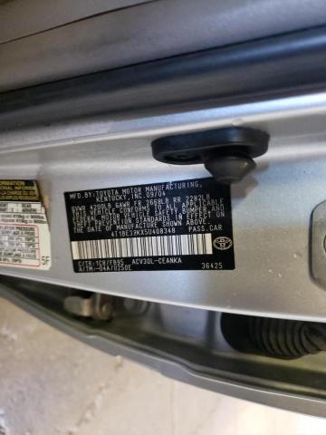 Photo 10 from auction – 2005 TOYOTA CAMRY LE with VIN 4T1BE32KX5U408348