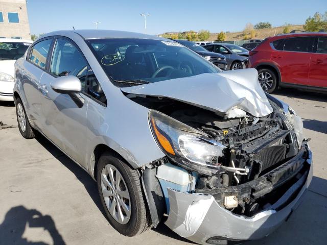 KIA RIO LX 2014 with VIN KNADM4A3XE6368323 - Photo from auction