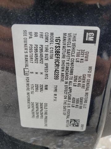 Photo 10 from auction – 2012 CADILLAC ESCALADE L with VIN 1GYS3BEF8CR142289