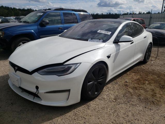 Photo 2 from auction – 2021 TESLA MODEL S with VIN 5YJSA1E57MF441969
