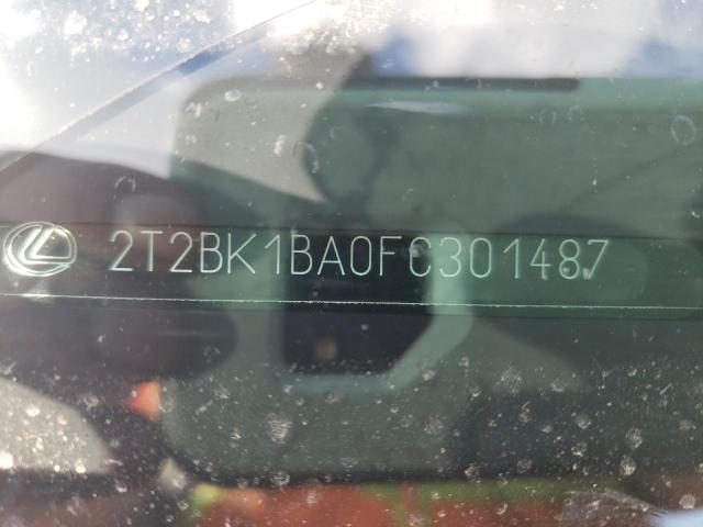 Photo 10 from auction – 2015 LEXUS RX 350 BAS with VIN 2T2BK1BA0FC301487