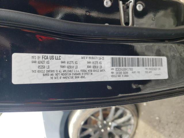Photo 10 from auction – 2016 DODGE CHARGER SX with VIN 2C3CDXJG3GH117832
