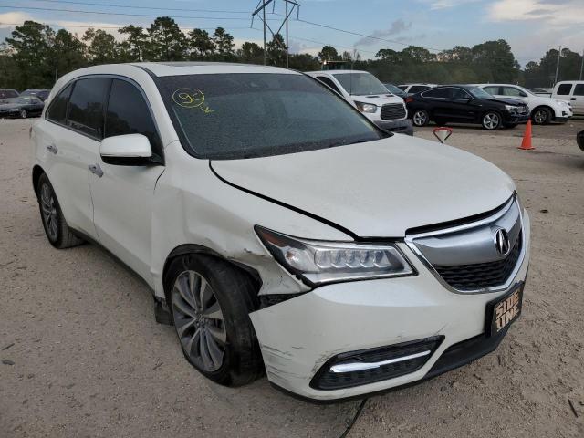 ACURA MDX TECHNO 2016 with VIN 5FRYD3H44GB009696 - Photo from auction