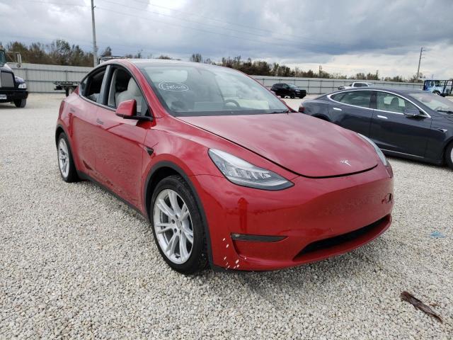 TESLA MODEL Y 2021 with VIN 5YJYGAEE5MF178941 - Photo from auction