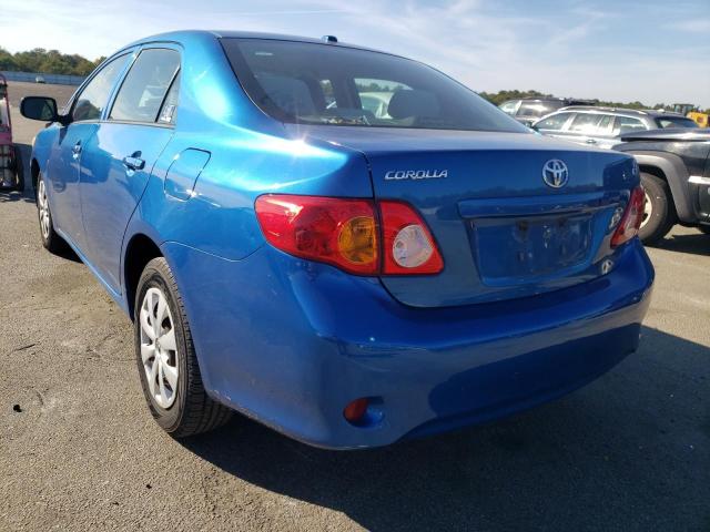 Photo 3 from auction – 2009 TOYOTA COROLLA BA with VIN 1NXBU40E79Z021090