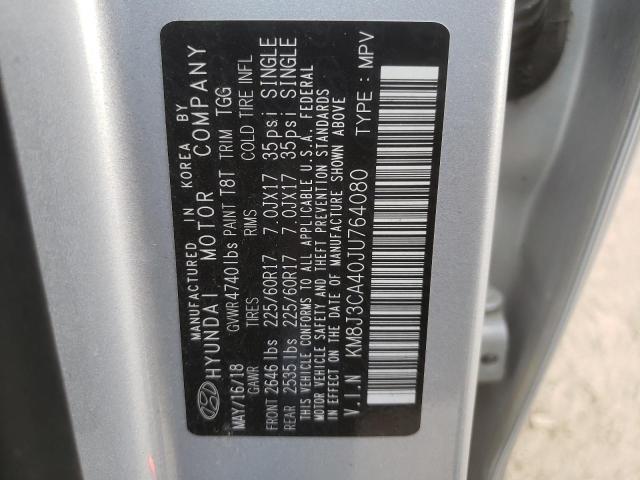Photo 10 from auction – 2018 HYUNDAI TUCSON SEL with VIN KM8J3CA40JU764080