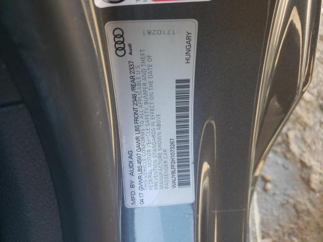 Photo 10 from auction – 2017 AUDI A3 PREMIUM with VIN WAUY8LFF2H1073267