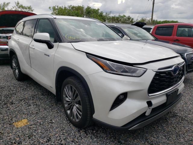 TOYOTA HIGHLANDER 2020 with VIN 5TDEBRCH9LS007617 - Photo from auction