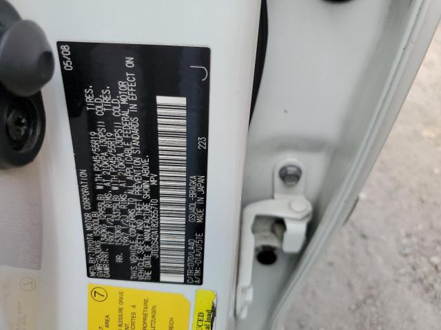 Photo 10 from auction – 2008 TOYOTA HIGHLANDER with VIN JTEDS42A182055710