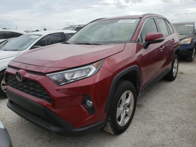 Photo 2 from auction – 2021 TOYOTA RAV4 XLE with VIN 2T3W1RFV9MC091920