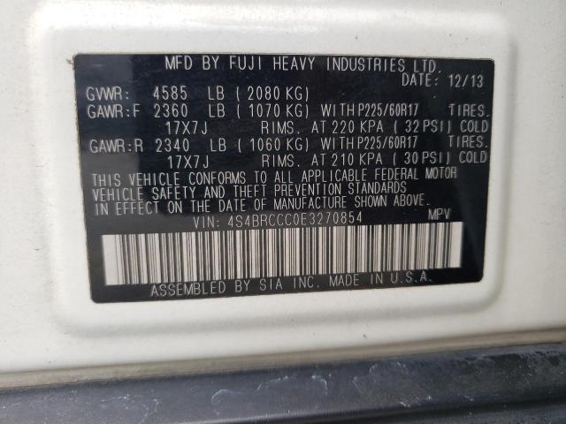 Снимка 10 от търг – 2014 SUBARU OUTBACK 2. с VIN 4S4BRCCC0E3270854