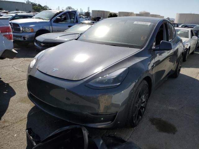 Photo 2 from auction – 2022 TESLA MODEL Y with VIN 7SAYGDEF2NF413410