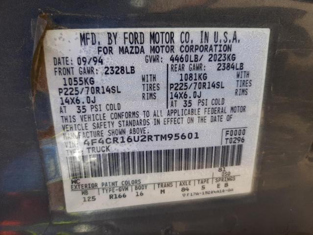 Photo 10 from auction – 1994 MAZDA B3000 CAB with VIN 4F4CR16U2RTM95601