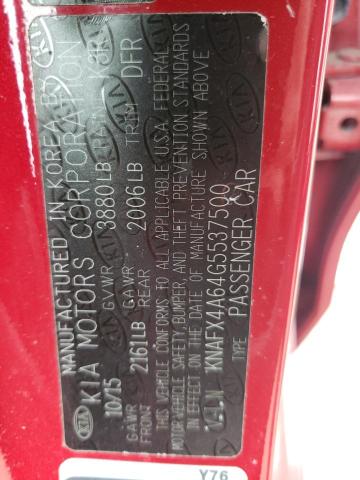 Photo 10 from auction – 2016 KIA FORTE LX with VIN KNAFX4A64G5537500