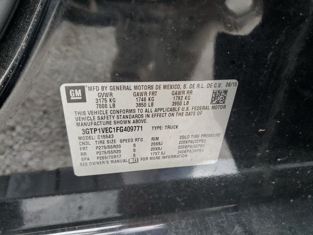 Photo 10 from auction – 2015 GMC SIERRA C15 with VIN 3GTP1VEC1FG409771
