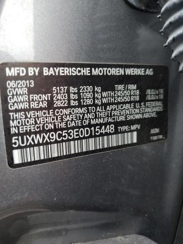 Photo 10 from auction – 2014 BMW X3 XDRIVE2 with VIN 5UXWX9C53E0D15448