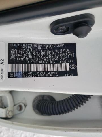 Photo 10 from auction – 2011 TOYOTA AVALON BAS with VIN 4T1BK3DB4BU415085