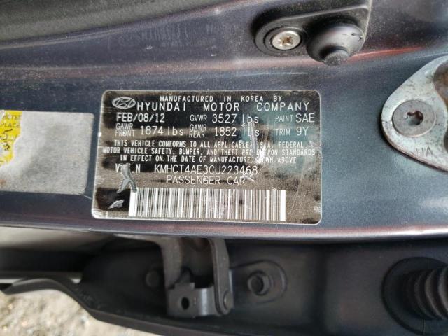 Photo 10 from auction – 2012 HYUNDAI ACCENT GLS with VIN KMHCT4AE3CU223468