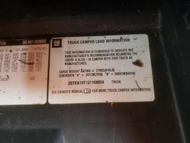 Photo 10 from auction – 2002 GMC NEW SIERRA with VIN 2GTEK19T121168854