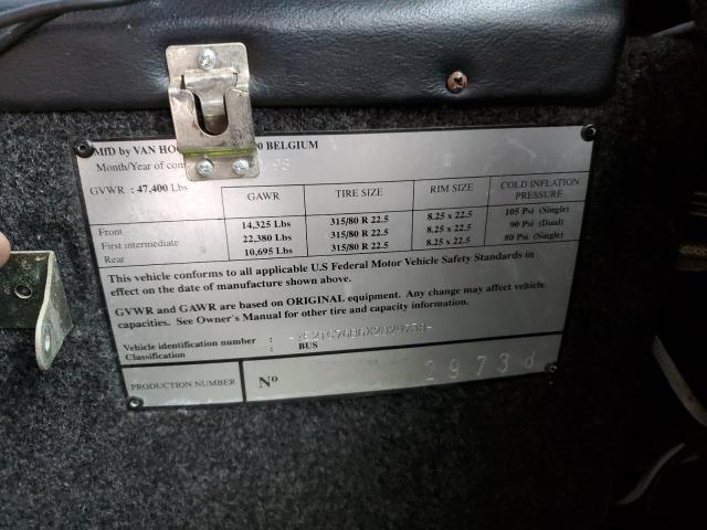 Photo 10 from auction – 1999 VANH BUS with VIN YE2TC76B6X2029738