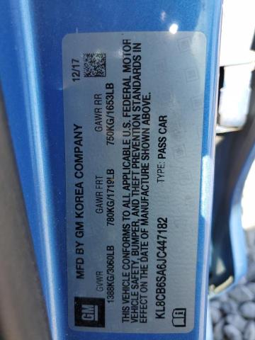 Photo 10 from auction – 2018 CHEVROLET SPARK LS with VIN KL8CB6SA6JC447182
