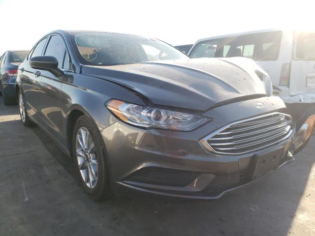 FORD FUSION SE 2017 with VIN 3FA6P0LU5HR273540 - Photo from auction