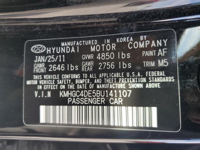 Photo 10 from auction – 2011 HYUNDAI GENESIS 3. with VIN KMHGC4DE5BU141107