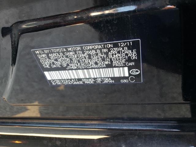 Photo 10 from auction – 2012 LEXUS ES 350 with VIN JTHBK1EG1C2486534