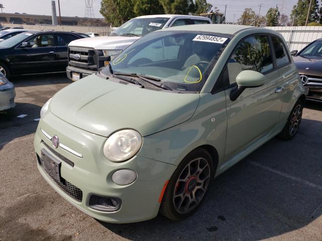 Photo 2 from auction – 2012 FIAT 500 SPORT with VIN 3C3CFFBR6CT381326