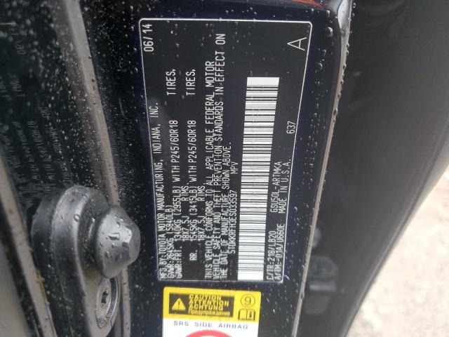 Photo 10 from auction – 2014 TOYOTA HIGHLANDER with VIN 5TDKKRFH3ES033597