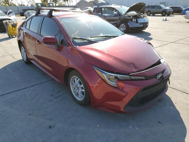 TOYOTA COROLLA LE 2022 with VIN JTDEAMDE9NJ049019 - Photo from auction