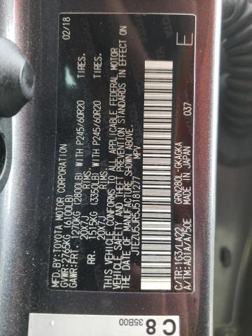 Photo 10 from auction – 2018 TOYOTA 4RUNNER SR with VIN JTEZU5JR5J5181277